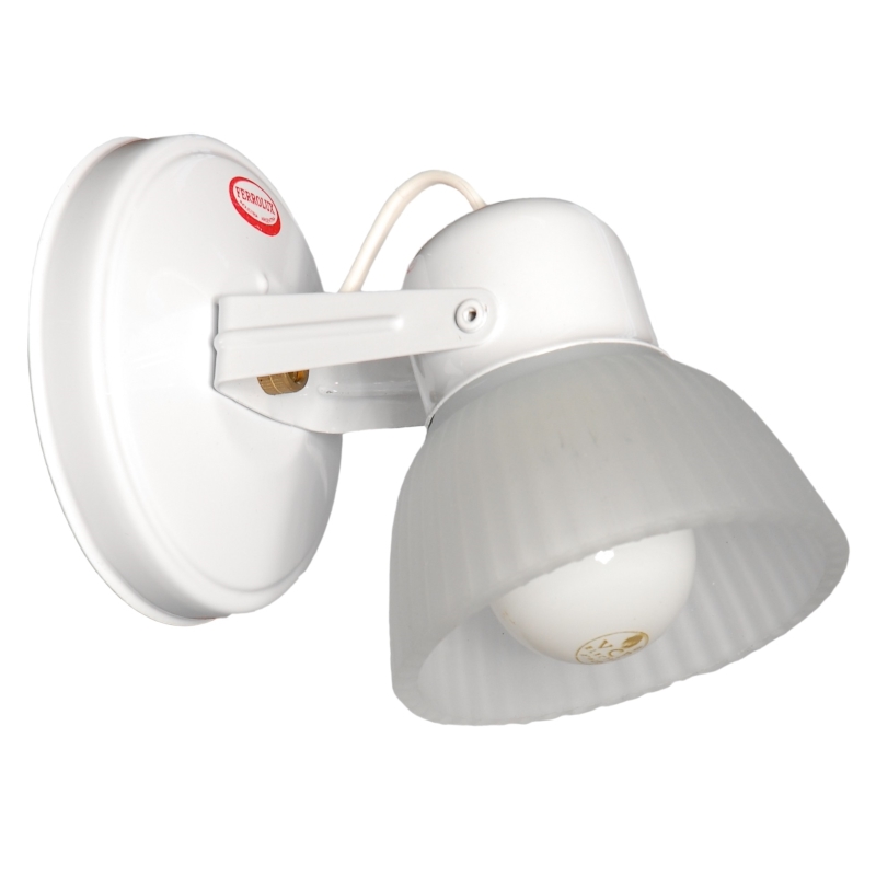 Spot de 1 Luz con Tulipa Satinada Blanco