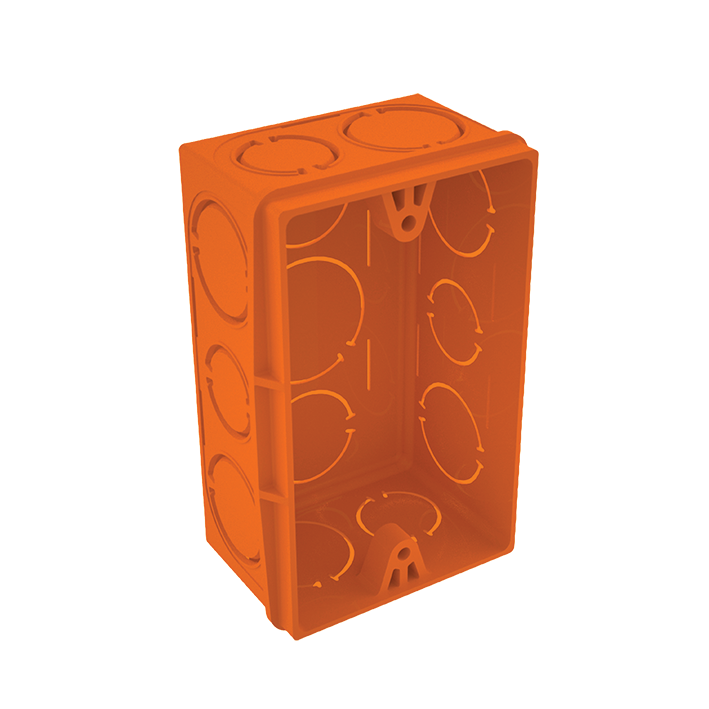 Caja grande naranja