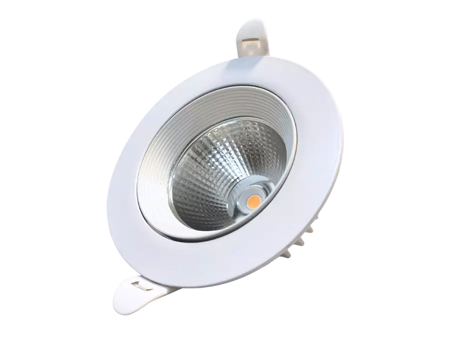 Spot Cuadrado De Embutir Techo + Lámpara Luz Led 7w Gu10